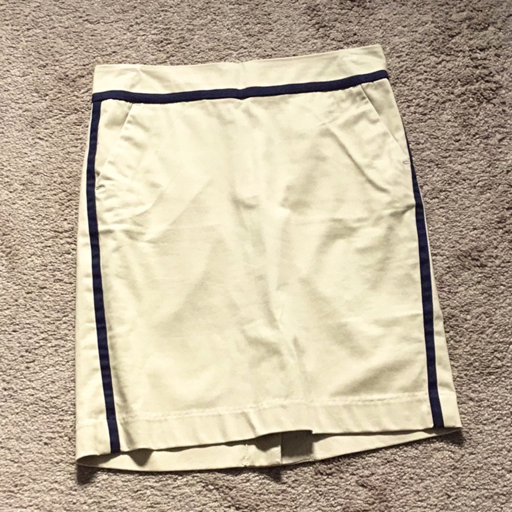 Khaki Pencil Skirt